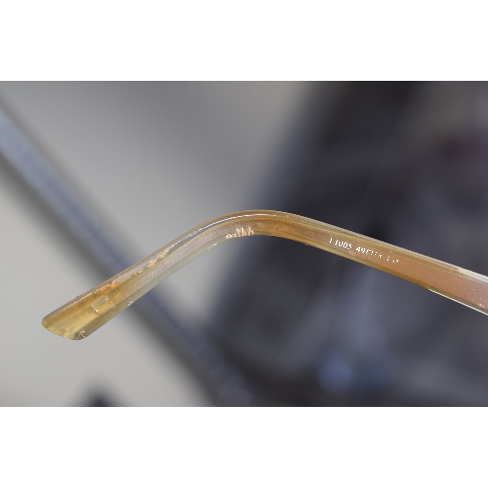 Rare Agame Agape 1001 Brushed Metal Half Rim Eyeglasses Japan Made - Picture 8 of 15
